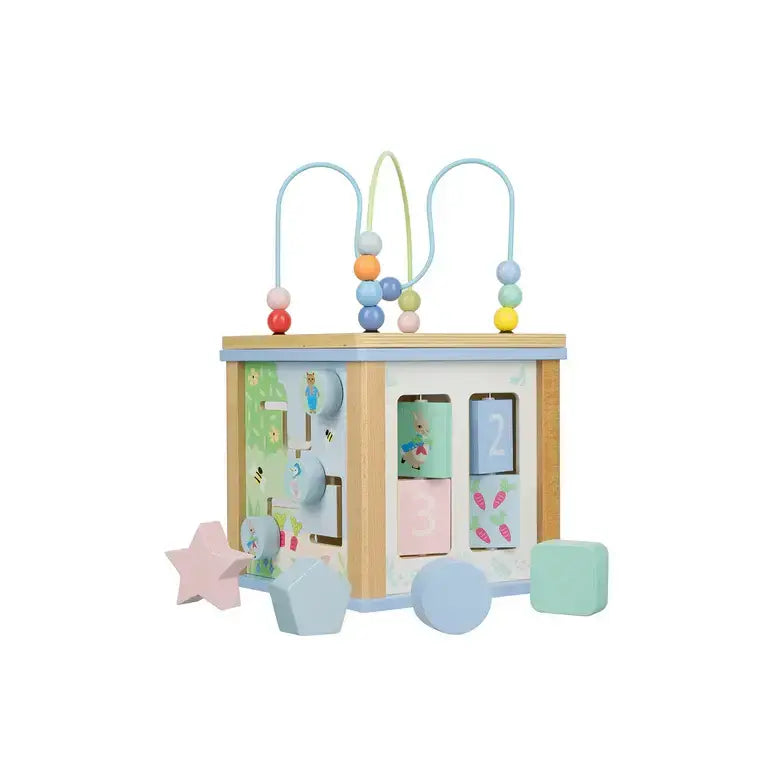 Дървен Дидактически Куб С АктивностиPeter Rabbit