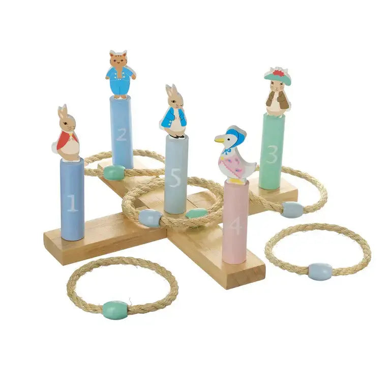 Дървена Игра С РинговеPetter Rabbit
