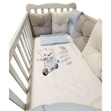 12Ч.Луксозен Спален К-Т Bambino Casa Pillows Blu --- BebeMama