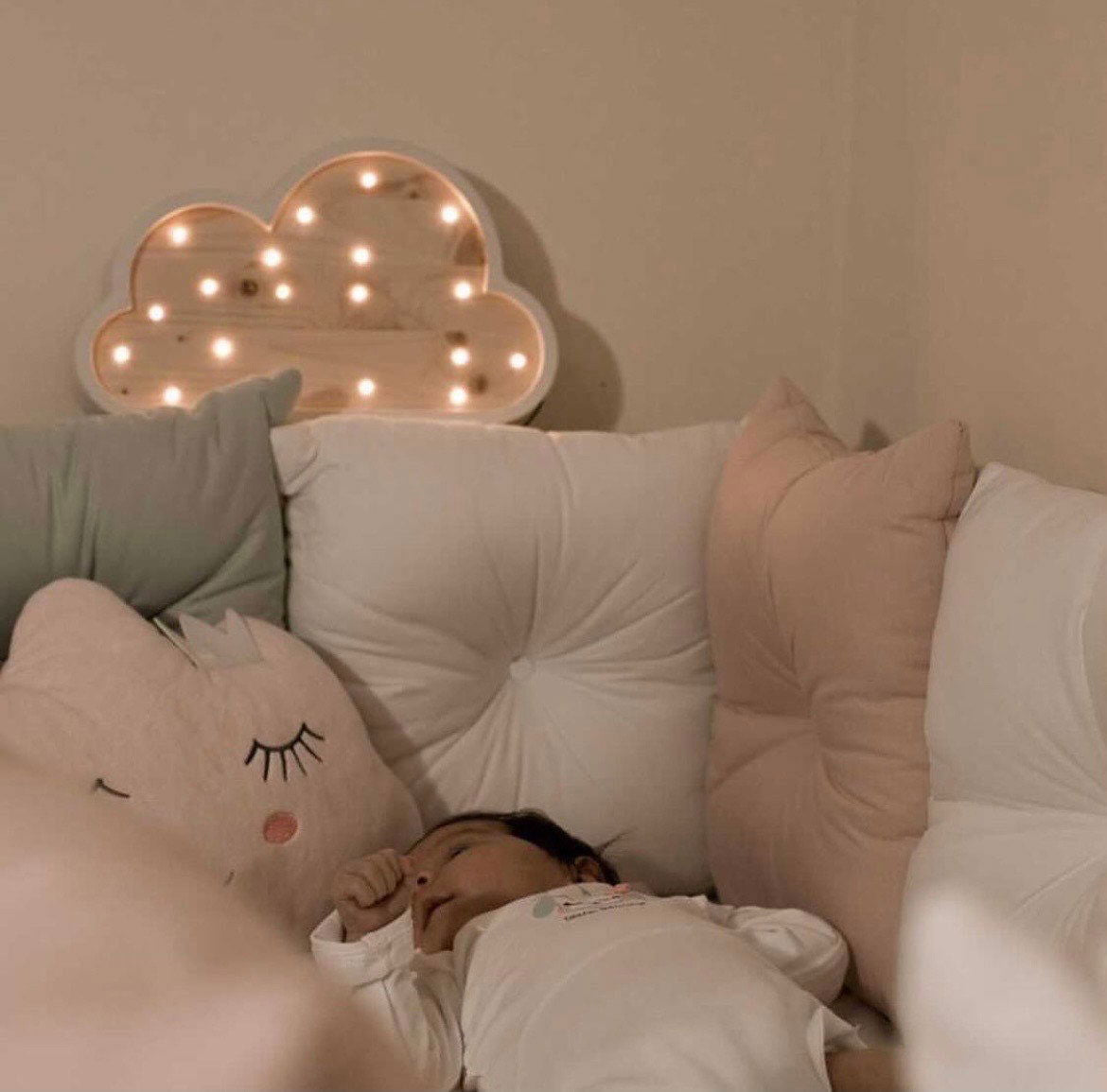 12Ч.Луксозен Спален К-Т Bambino Casa Pillows Rosa --- BebeMama
