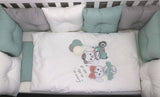 12Ч.Луксозен Спален К-Т Bambino Casa Pillows Verde --- BebeMama