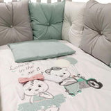 12Ч.Луксозен Спален К-Т Bambino Casa Pillows Verde --- BebeMama