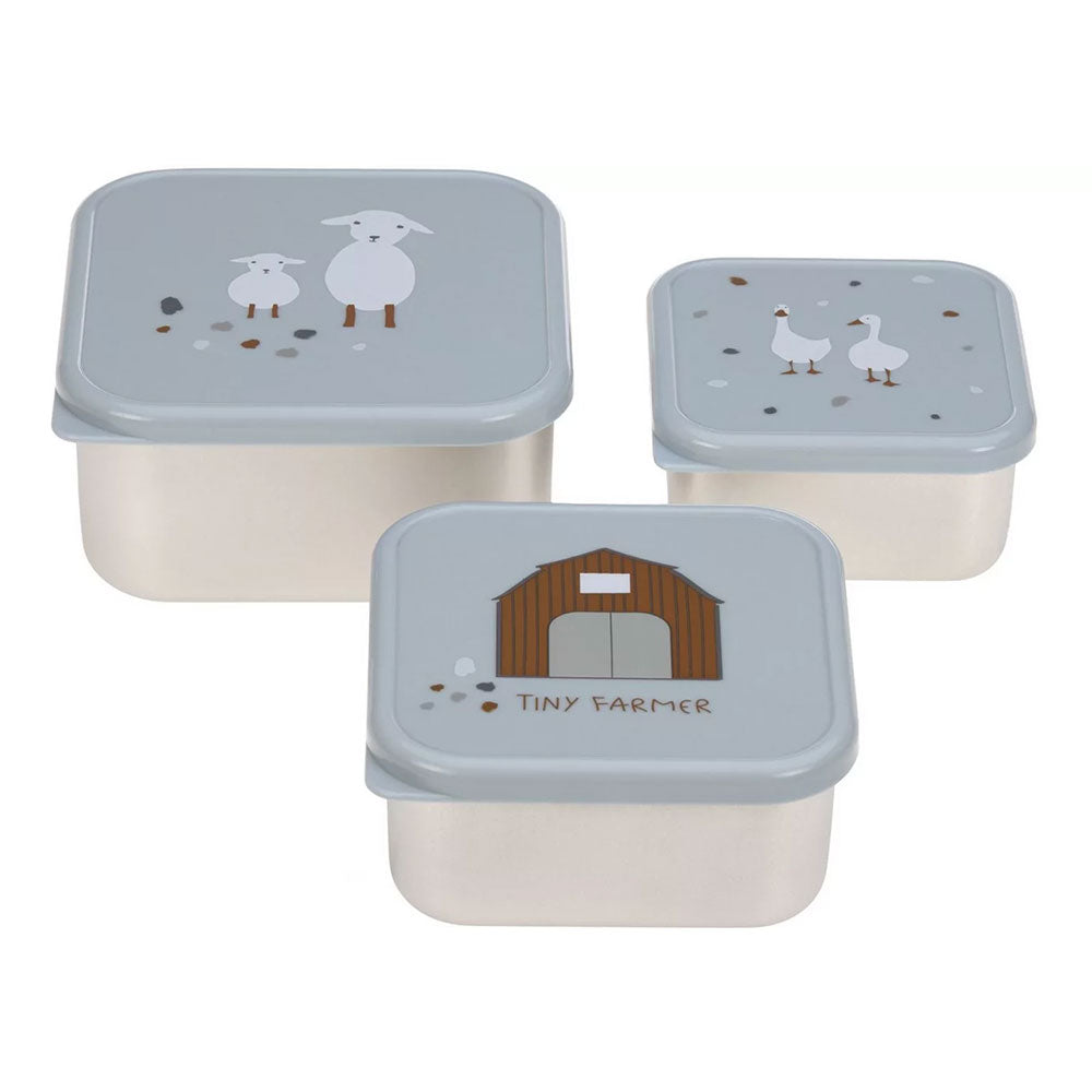 Set de boluri albastre Tiny Farmer