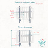 Трансформиращо Легло 5в1 Nika 60x95/60x120смIngvart