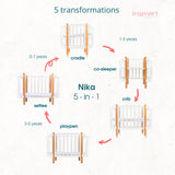 Трансформиращо Легло 5в1 Nika 60x95/60x120смIngvart