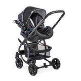 Количка Malibu 4 Trioset Black Silver Hauck