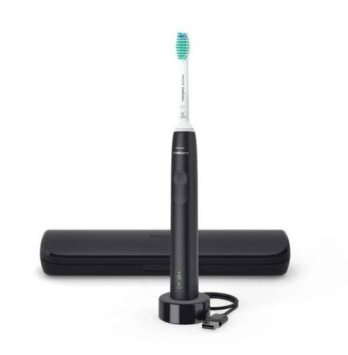 Philips Sonicare Ел. Четка За Зъби 3100 Hx3673/14 - Черен + Кутия --- BebeMama