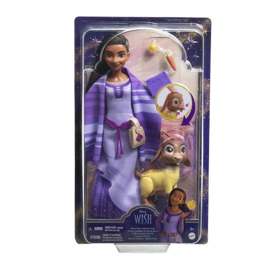 Disney Princess - Wish Комплект За Пътуване И Кукла Аша