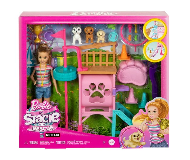 Barbie - Комплект Стейси Дресира Кученца