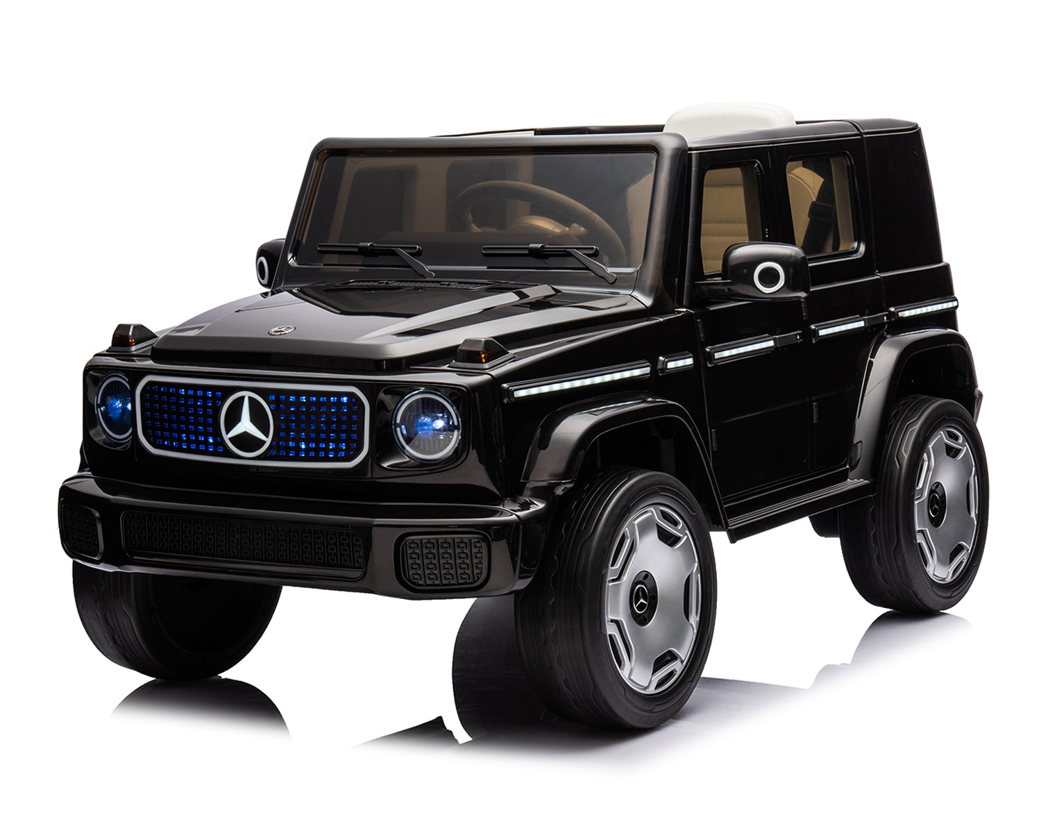 Акумулаторна Кола Licensed Mercedes Benz Eqg Black + Батерия 12V/9Ah