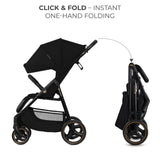 Kinderkraft Trig 3 Бебешка Количка Onyx Black
