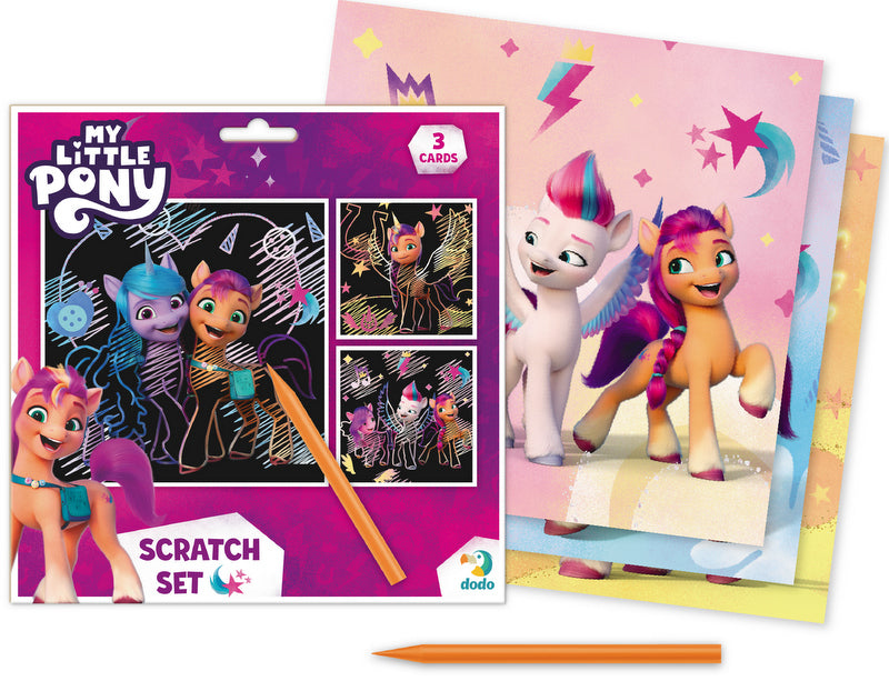 Joc My Little Pony cu șarpe cu clopoței, cu unelte și 3 plăci, 23x23x0,6