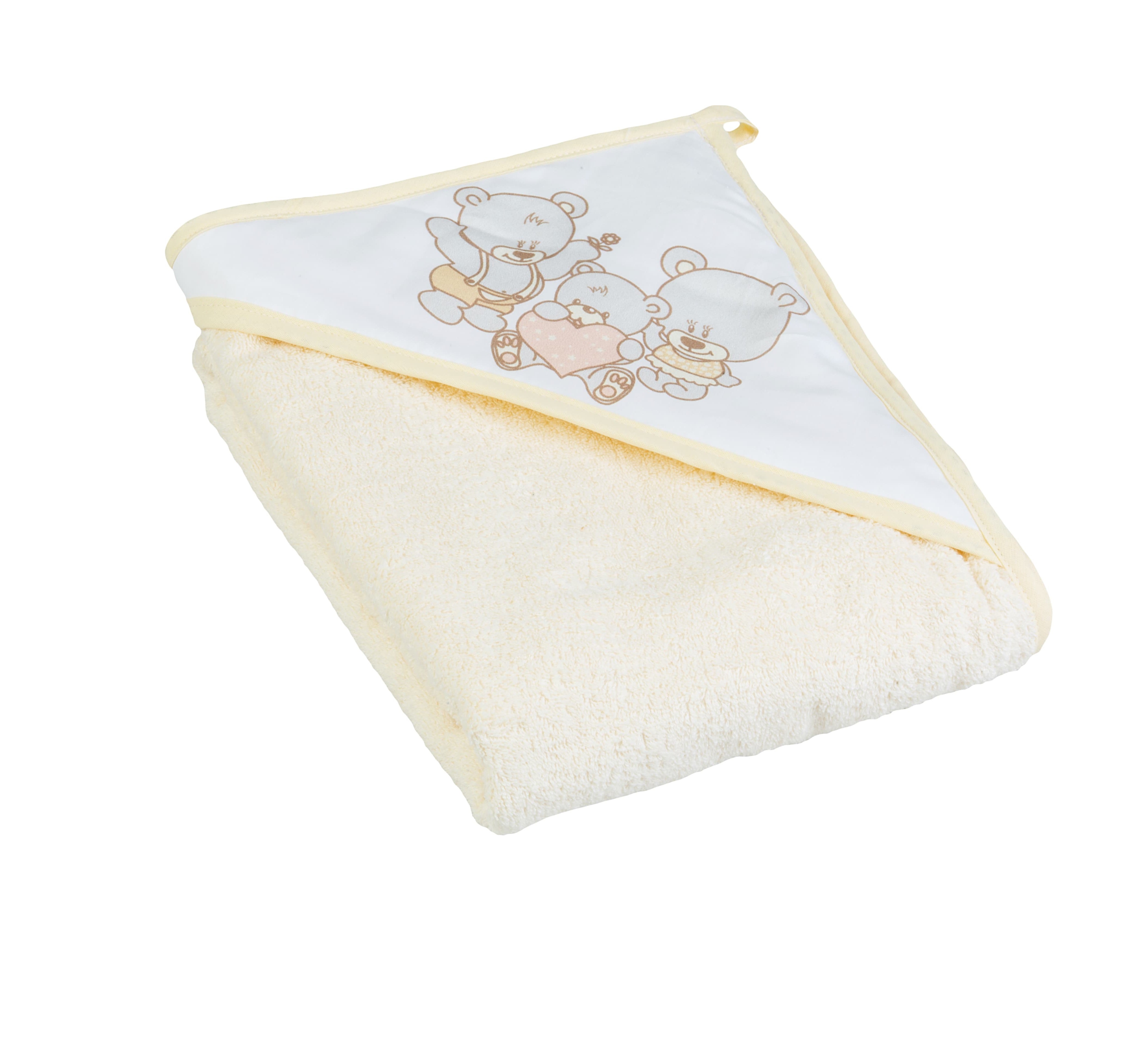 Хавлия За Баня Teddy 100x100см Крем Tega Baby