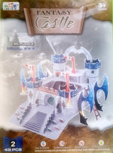 Puzzle 3D Castelul Ninja 26 piese 21.5X29.5X2 cm