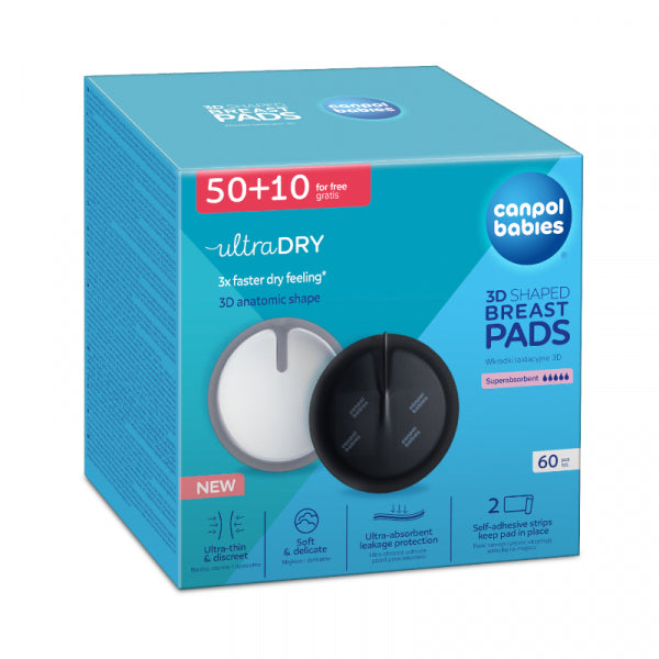 Подплънки Еднократни 60бр Черни Canpol