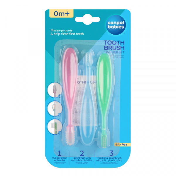 Четка За Зъби 3бр L Canpol