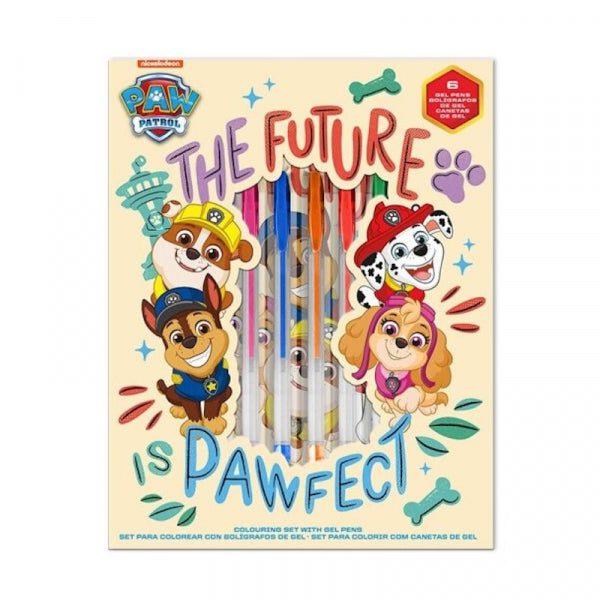 Гел Химикали И Бележник Paw Patrol 6 Цвята Kids