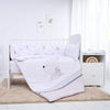 Set de lenjerie de pat Trend Ranforce Iepuri mici gri