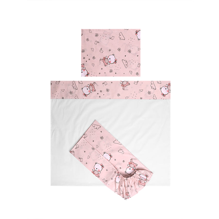 Set Trio Tiny Dream 60/120 Balerina Ursuleț de Pluș Roz