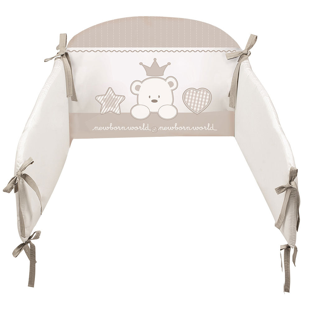 Baby Re Обиколник 3ч. 180 X 40 См. Dove Grey Italbaby