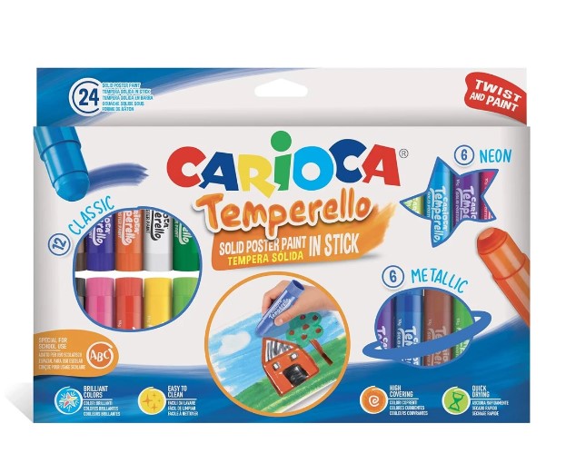 Carioca - Темпер Стик  Temperello 24 Цв.