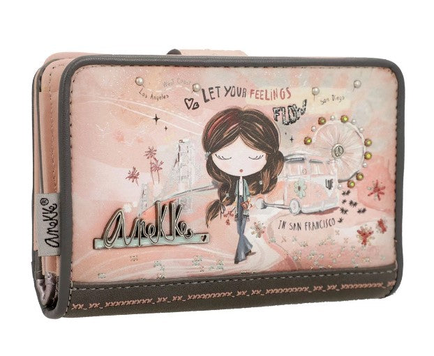 Портфейл Anekke Piece&Love Psicodelic 14X10X3 Cm - Чанти И Раници - Comsed - BebeMama