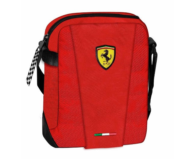 Чанта За Рамо Ferrari Everyday 14Х20Х5 Cm Червена - Детски Раници - Comsed - BebeMama
