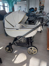 Количка За Близнаци 3в1 Duo Lux 3d Черно + Зелено Adbor