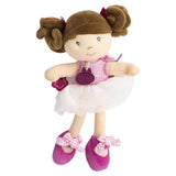 Plüss Balerina 20cm, Barna hajú Doudou