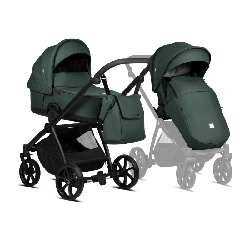 Carucior pentru copii Tutis Mio 3+ 2B1 240 Pacific Green 