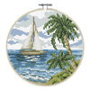 Gobelin hímzés: Sailing Away katicabogár
