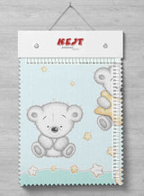 Детски Спален Комплект Мече И Луна 4 Части, Мента Galix