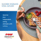 25133 Прибори Силикон Стомана 3 Бр Reer