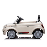 Ел.кола Fiat 500 Бяла Chipolino