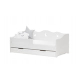 Pat pentru copii Gaja MDF cu sertar 70/140cm + saltea