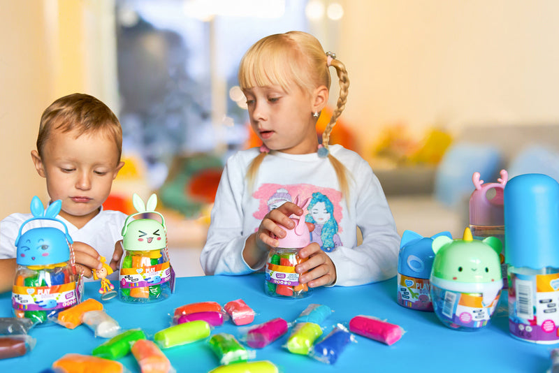 Set unicorni din plastilină cu matriță 9X8X12