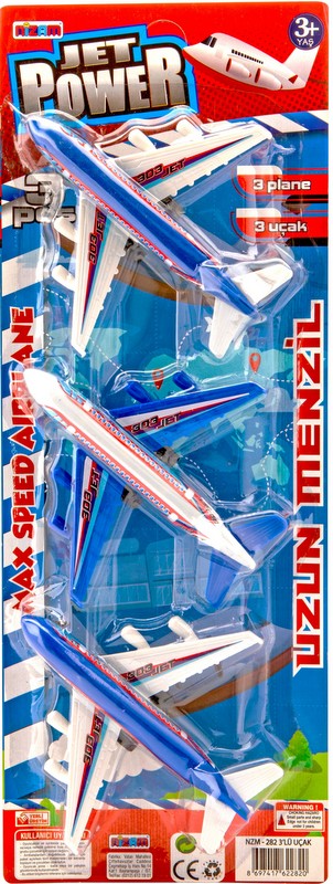 Avion de pasageri 3 buc. 18X49X6