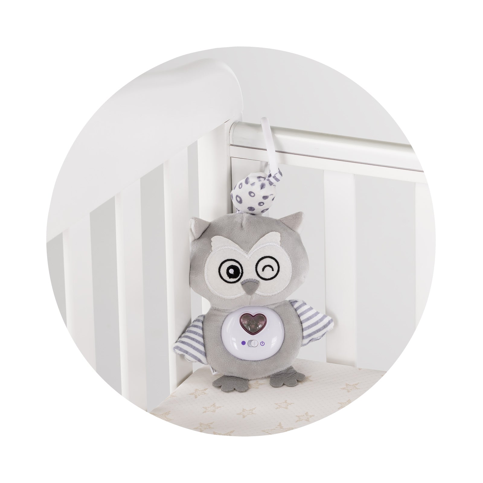 Плюшена Игр.за Количка И Легло "бухалче" Chipolino