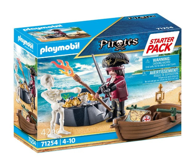 Playmobil - Стартов Пакет Пират С Гребна Лодка
