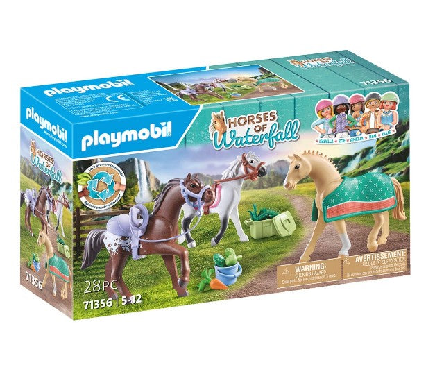 Playmobil - Три Коня Със Седла