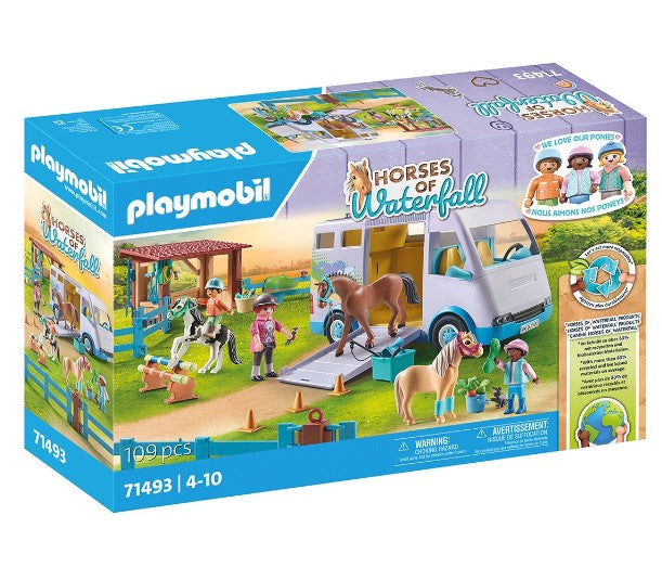 Playmobil - Мобилна Школа По Конна Езда