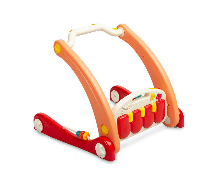 2В1 Проходилка С Музикална Подложка Розова Caretero Toyz --- BebeMama