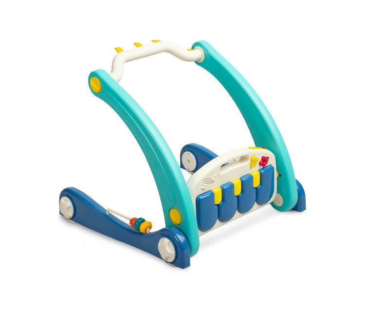 2В1 Проходилка С Музикална Подложка Синя Caretero Toyz --- BebeMama