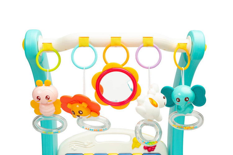 2В1 Проходилка С Музикална Подложка Синя Caretero Toyz --- BebeMama