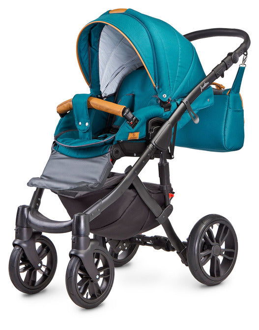 2В1 Количка Frontera Dark Turquoise --- BebeMama