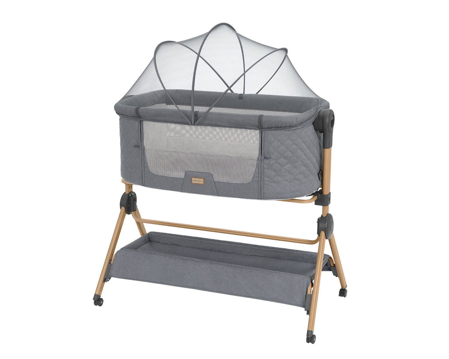 2в1 Мини Кошара + Стол За Хранене Sleat Me Grey Kikkaboo