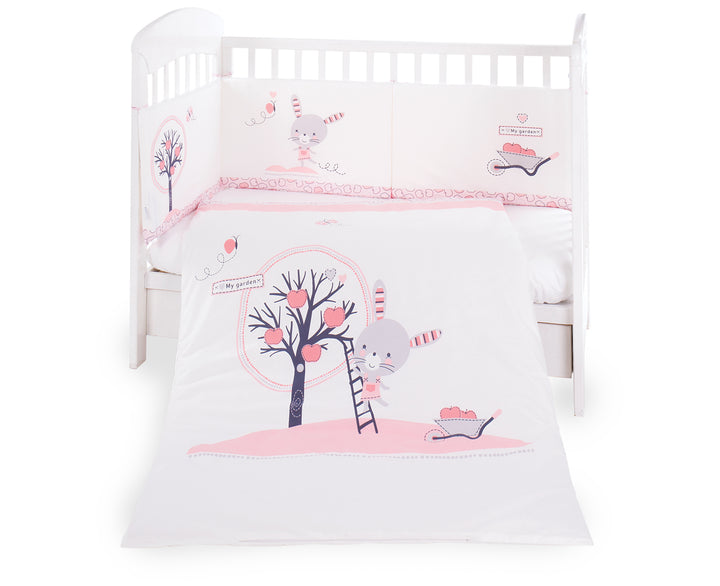 Бебешки спален комплект 2 части EU style 70/140 Pink Bunny -  -  - BebeMama