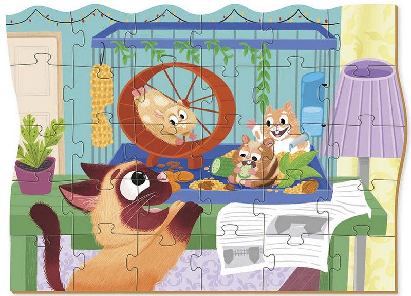 Puzzle 30 Hamster Electric Distractiv 21X14X4