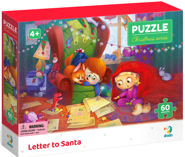 Puzzle 60 Scrisoare prin e-mail către Moș Crăciun 18X24X4