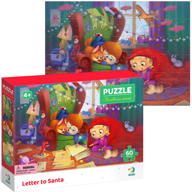 Puzzle 60 Scrisoare prin e-mail către Moș Crăciun 18X24X4